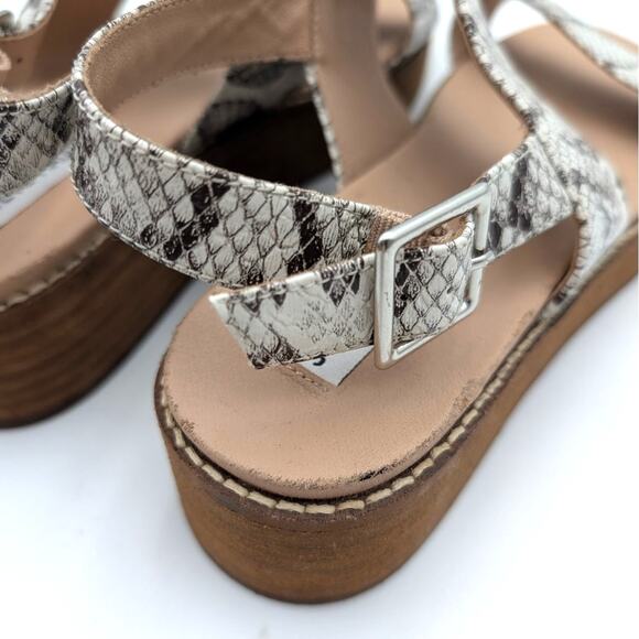 Steve Madden Teenie Platform Wedge Sandals Women's Multicolor Size US9M EU39.5 - Picture 9 of 13